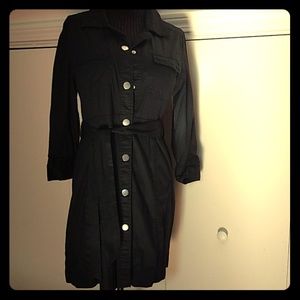 Shirt dress in Black